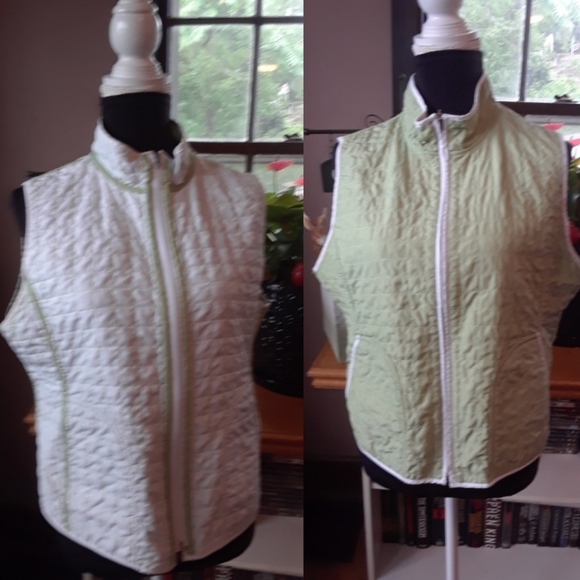 Jackets & Blazers - 4/$15  Size L ladies reversible zip vest